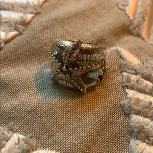 Silver vintage ring.